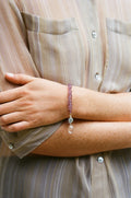 Corail bracelet - Lilac/Clear