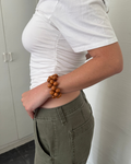 Mori big bracelet - light brown
