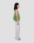 Hobo Mini Bag  in Gingham Green Yellow