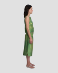 Boatneck Top in Green Yellow