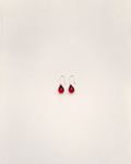 Gota Mini earrings - Grenat
