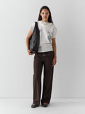 Belt Trousers - Brown
