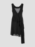 Boa Dress - Black