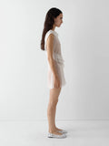 Boa Dress - White