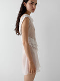 Boa Dress - White