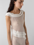 Boa Dress - White