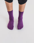 Rib Overankle Socks